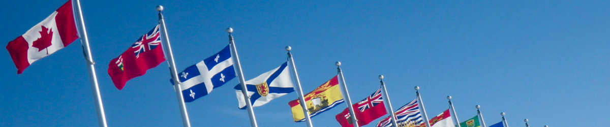 Banderas de las provincias Canadienses